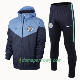 Kurtka Manchester City Windrunner Niebieski Czarny 2018-2019